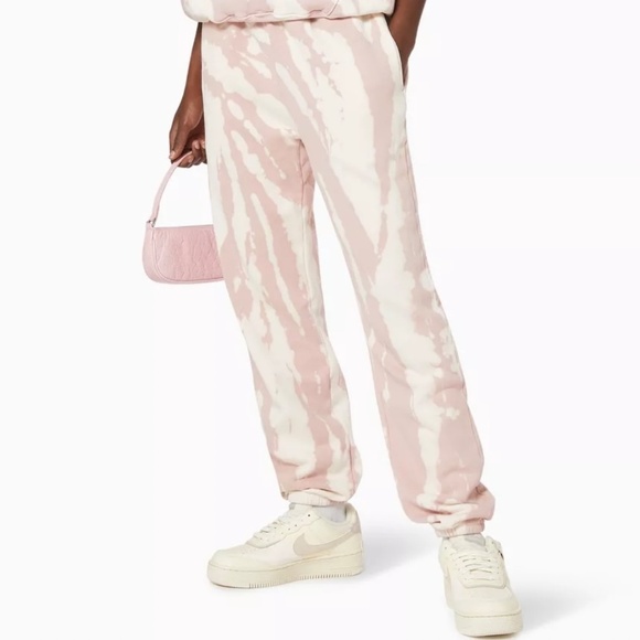 Tie-dye Cotton Fleece Sweatpants | Les Tien - Picture 2 of 3